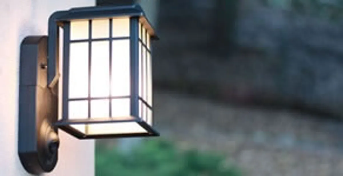 security light installation services with professionally mounted exterior wall light in Wilmington, NC